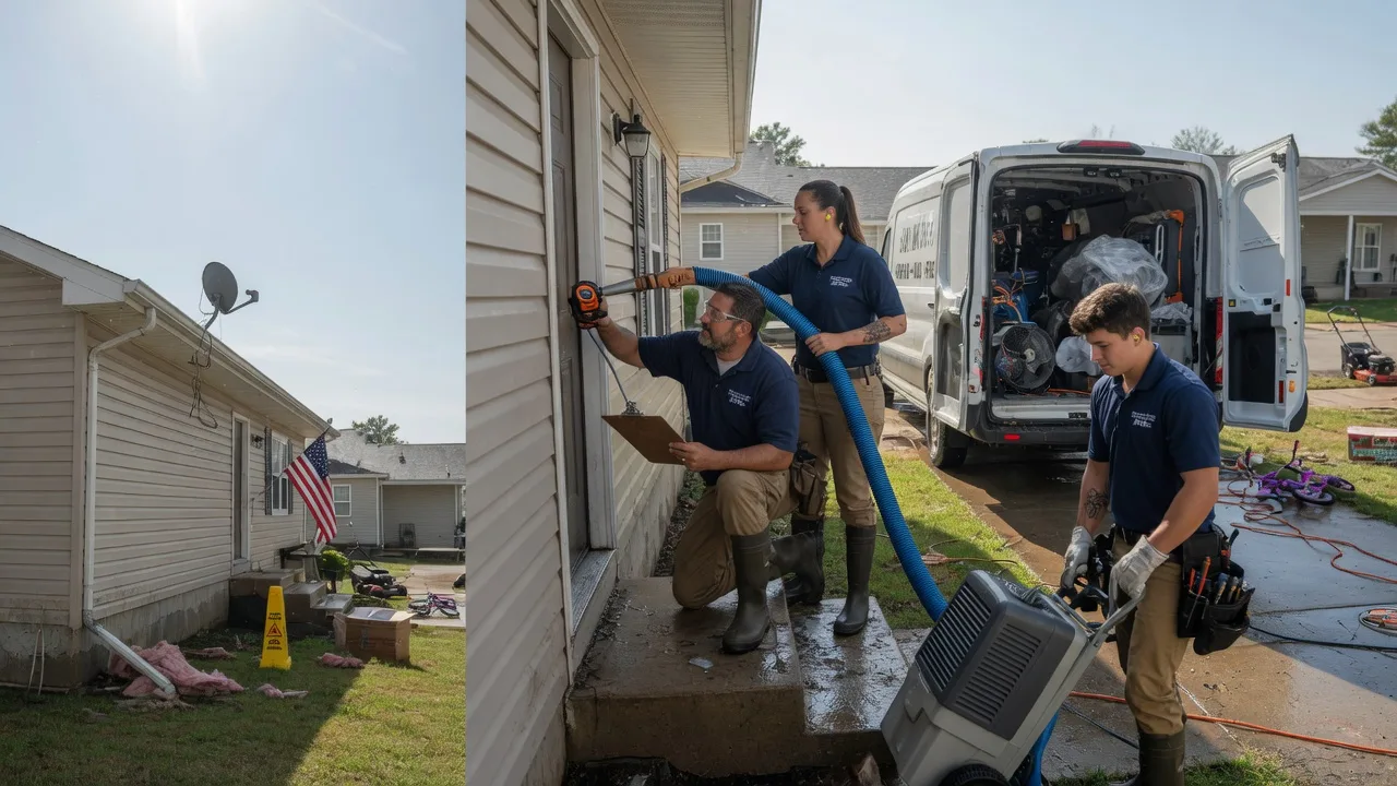 Ceiling Water Damage Restoration in Mcfarland, KS near me